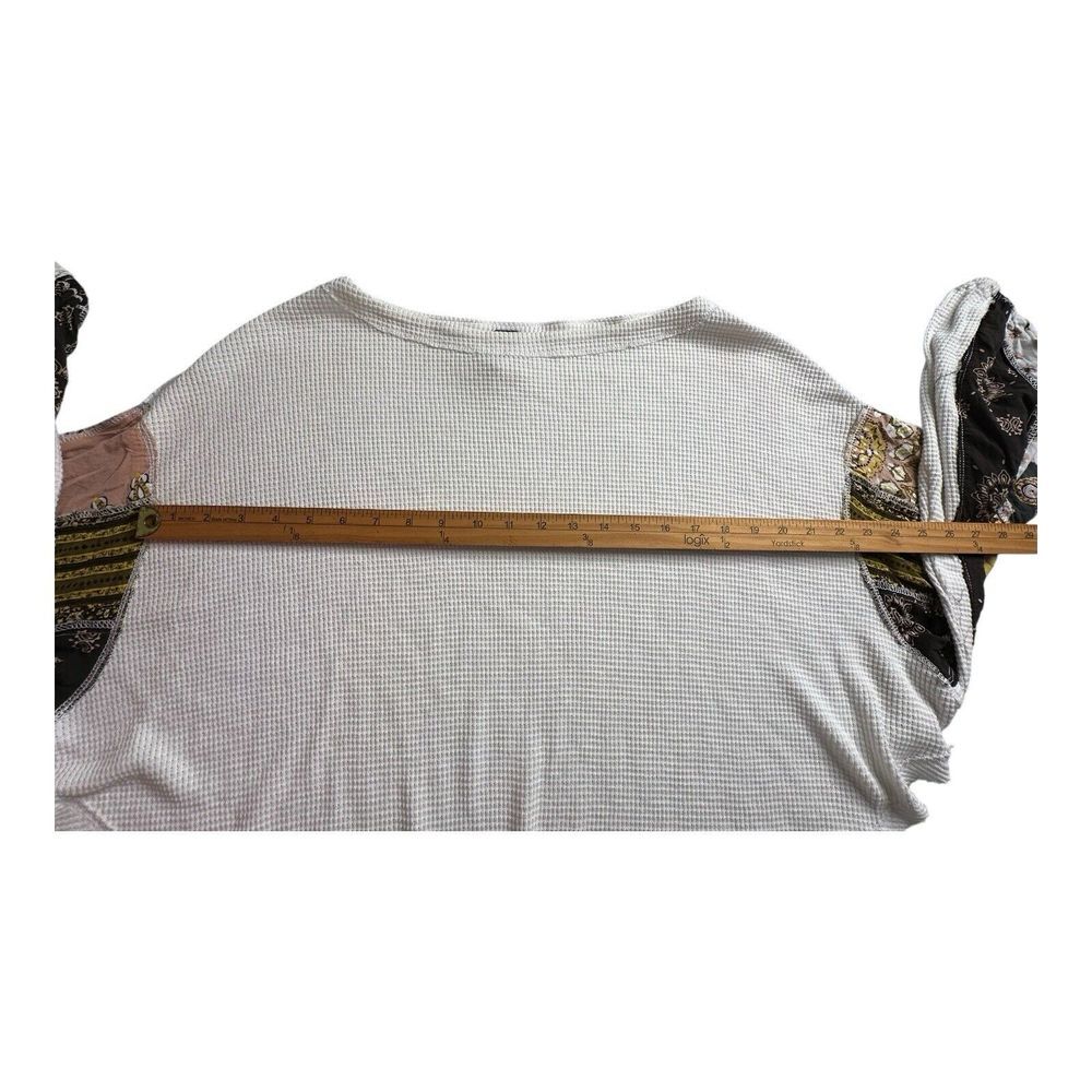We The Free Free People Blouse Womens‎ X-Small Blossom Thermal Contrast Sleeves - Picture 10 of 14